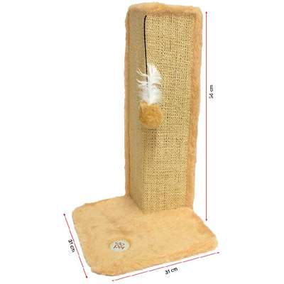 Brinquedo Arranhador São Pet Protector Bege