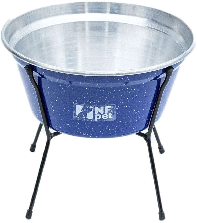 Comedouro NF Pet Aramado Simples Azul