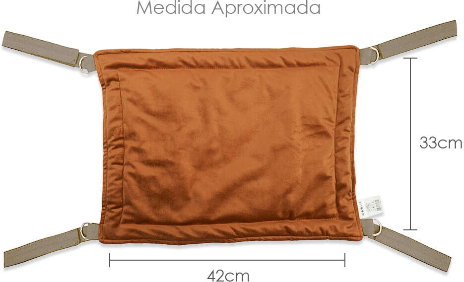 Rede de Cadeira Woolie Lush Terracota para Gatos