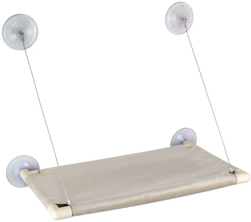 Cama Suspensa Meau Suede Cinza para Gatos