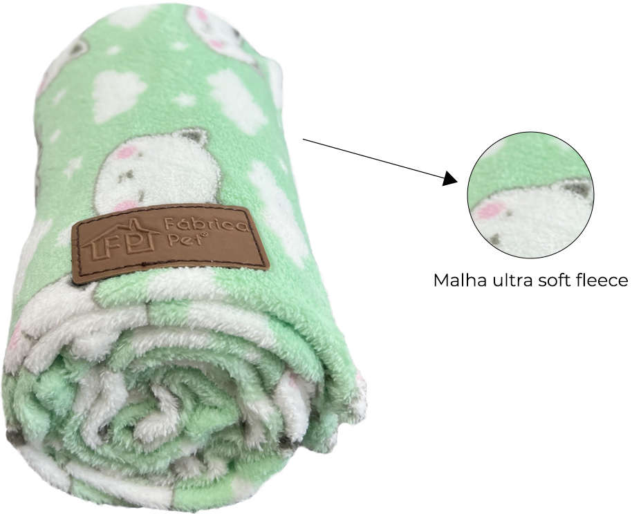 Cobertor Fábrica Pet Ultra Soft Fofo