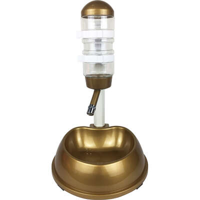 Comedouro e Bebedouro PetzGrilo 2 em 1 Dourado