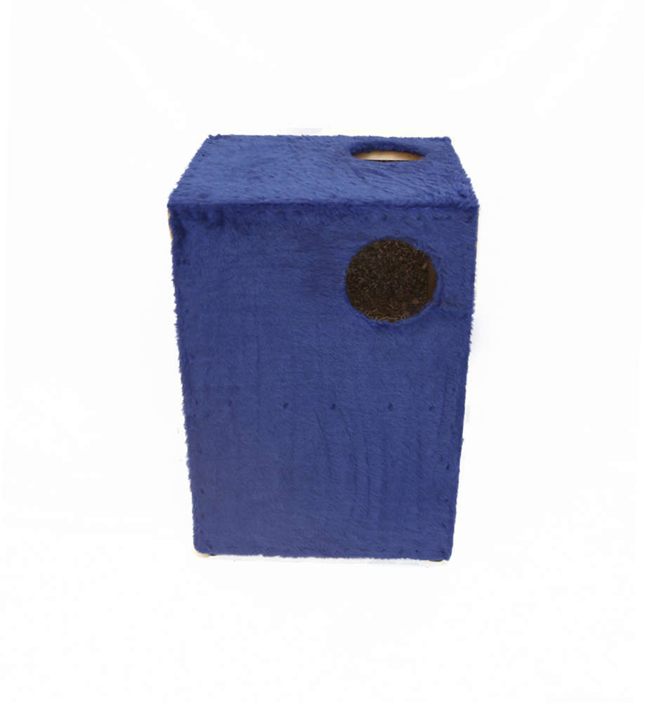 Toca Ecológica Recriar Pet 2 Andares Azul para Gatos