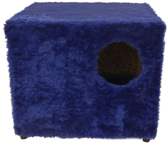 Toca Ecológica Recriar Pet Simples Azul para Gatos