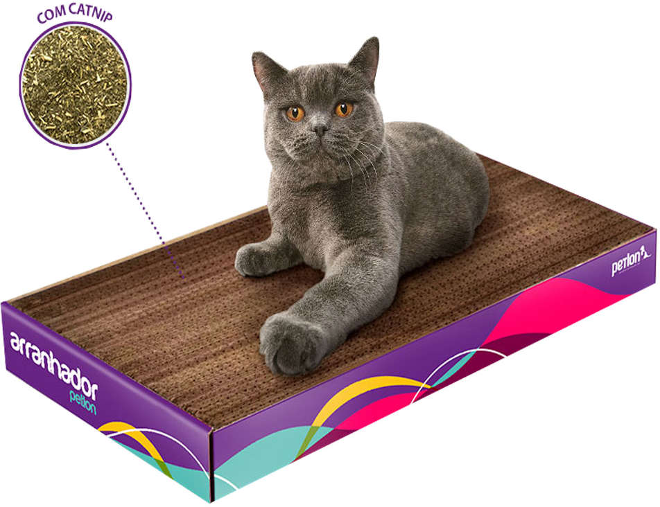 Brinquedo Arranhador Petlon Papelão para Gatos