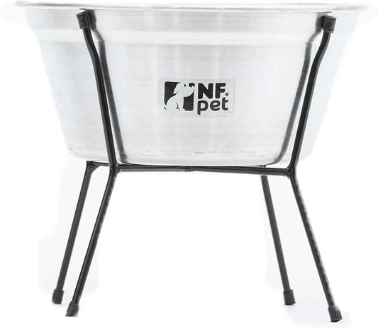 Comedouro NF Pet Aramado Simples em Alumínio