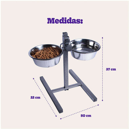 Comedouro e Bebedouro Meau Antiformiga para Cães e Gatos