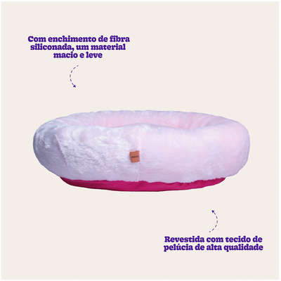 Cama Nuvem Meau Brigadeiro Rosa