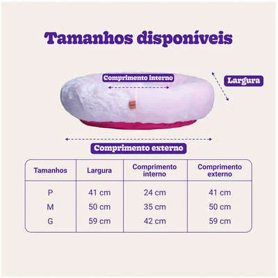 Cama Nuvem Meau Brigadeiro Rosa