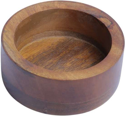 Comedouro de Inox e Madeira Meau para Cães