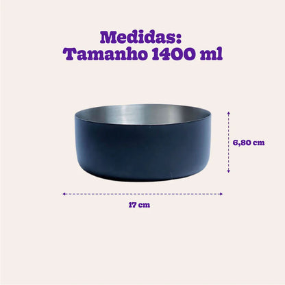 Comedouro Antiderrapante Meau para Cães