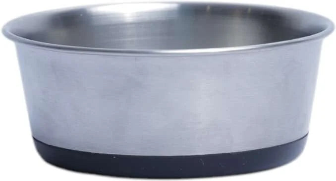 Comedouro Meau Inox Antiderrapante Preto