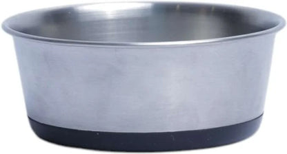 Comedouro Meau Inox Antiderrapante Preto