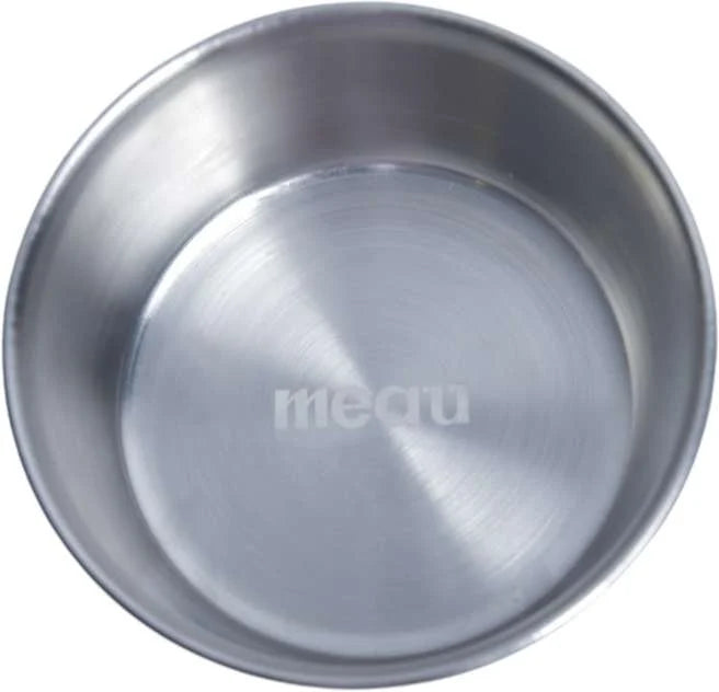 Comedouro Meau Inox Antiderrapante Preto