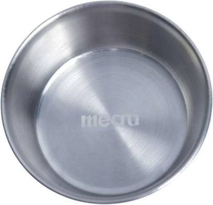 Comedouro Meau Inox Antiderrapante Preto