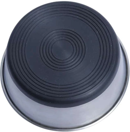 Comedouro Meau Inox Antiderrapante Preto