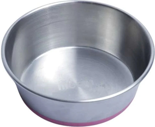Comedouro Meau Inox Antiderrapante Rosa