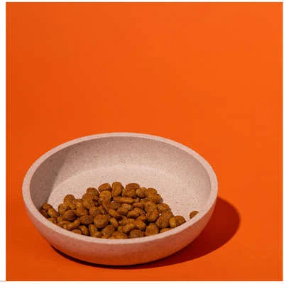 Comedouro de Bambu Meau Antiderrapante para Gatos