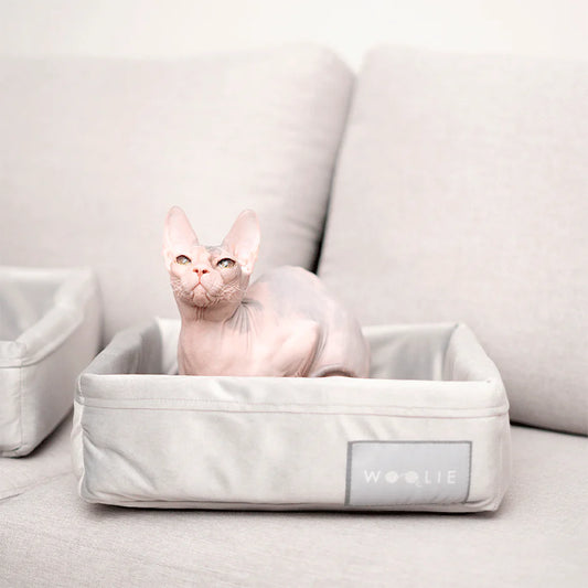 Cama Spot Woolie Cinza para Gatos