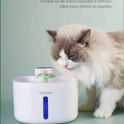 New Pet sensor sem fio bebedouro fonte para gato cão 2.6L