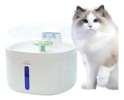 New Pet sensor sem fio bebedouro fonte para gato cão 2.6L