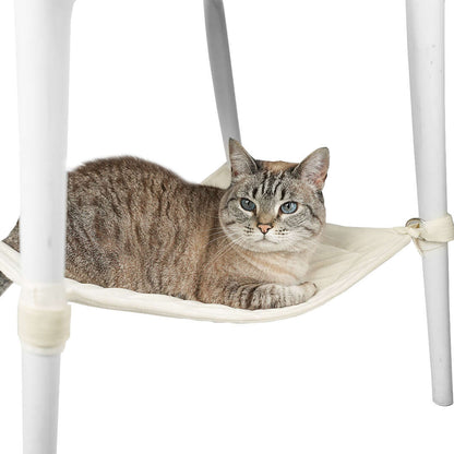 Rede de Cadeira Woolie Lush Off White para Gatos