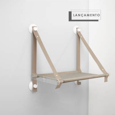 Cama de Janela Woolie Loft Bege para Gatos