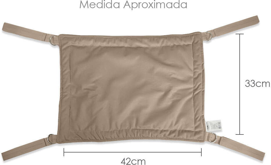 Rede de Cadeira Woolie Lush Bege para Gatos