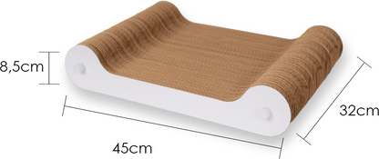 Brinquedo Arranhador Woolie Origami Lounge Branco