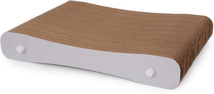 Brinquedo Arranhador Woolie Origami Slides Cinza