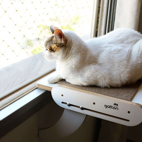 Cama Janeleira Gatton Sky Cat Branca para Gatos