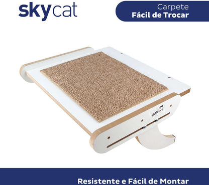 Cama Janeleira Gatton Sky Cat Branca para Gatos