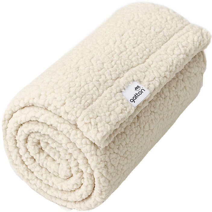 Manta Fofinha Gatton Carneirinho Extra Macia Creme para Cães e Gatos