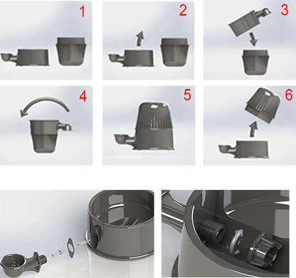 Bebedouro Vida Mansa Light Polipropileno PP Branco para Raças Pequenas