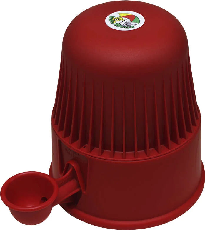 Bebedouro Vida Mansa Light Polipropileno PP Vermelho para Raças Pequenas