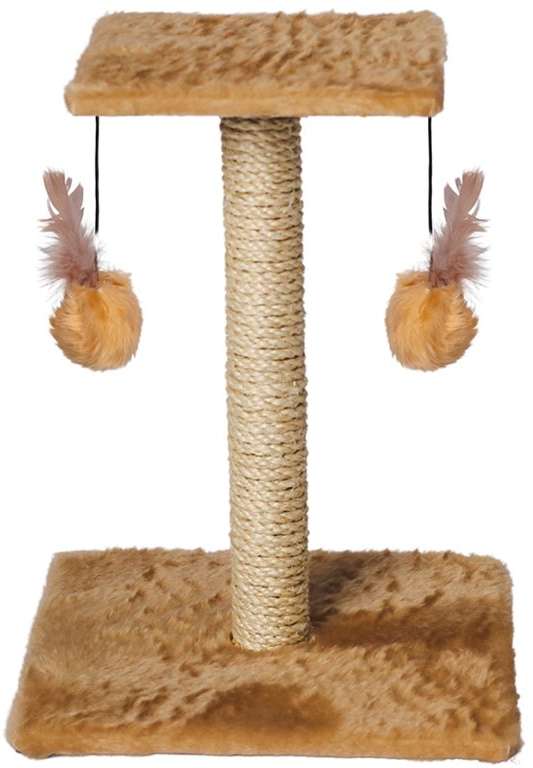 Brinquedo Arranhador Le Petin Duo Square Cat T1 Bege