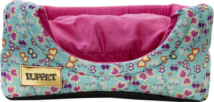 Cama Iglu 2 em 1 Rosa com Estampa Borboleta