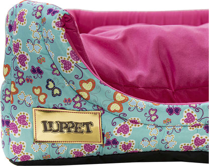 Cama Iglu 2 em 1 Rosa com Estampa Borboleta