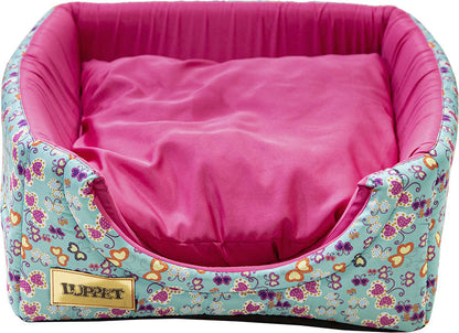 Cama Iglu 2 em 1 Rosa com Estampa Borboleta