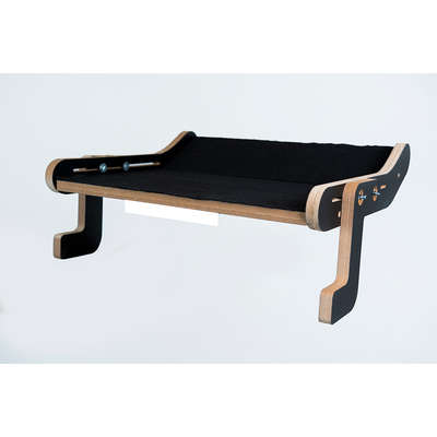 Cama Janeleira Preta para Gatos