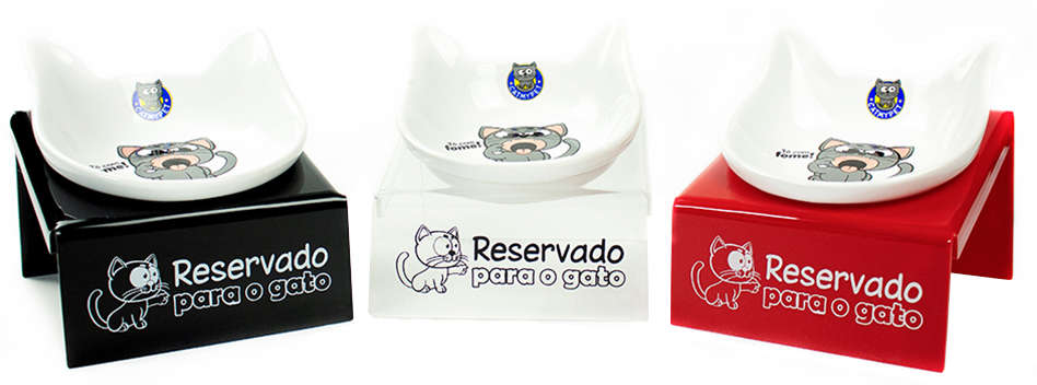 Comedouro CatMyPet Snack Cat Preto