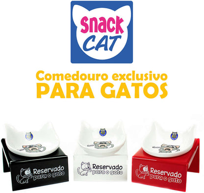 Comedouro CatMyPet Snack Cat Preto