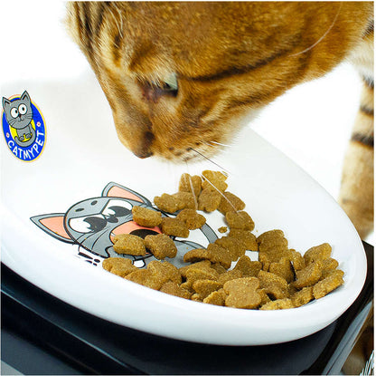 Comedouro CatMyPet Snack Cat Preto