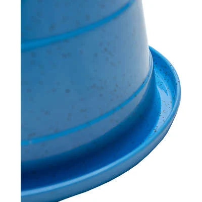 Comedouro Ergonômico NF Pet Mr. Bigode Antiformigas Azul para Gatos