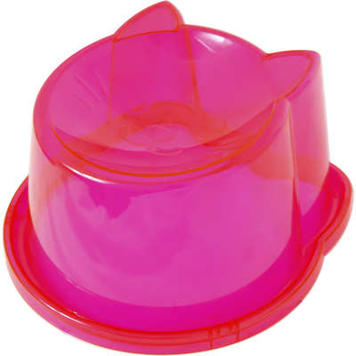 Comedouro Ergonômico Petlon Rosa para Gatos