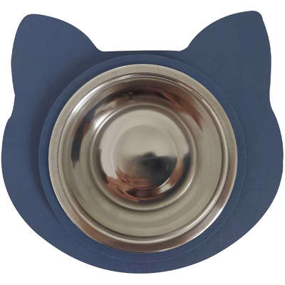 Comedouro Gato Azul para Gatos