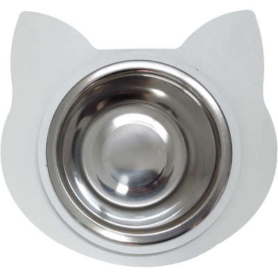 Comedouro Gato Amadeirado para Gatos