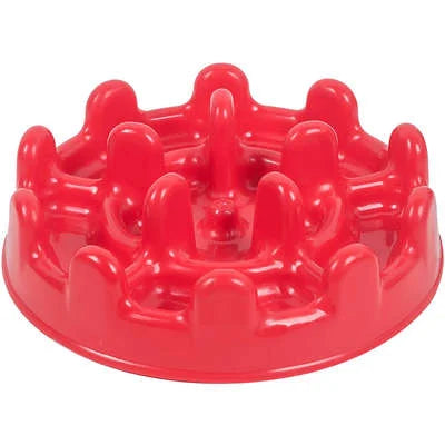 Comedouro Interativo Pet Games Mini Lento Pet Fit Vermelho