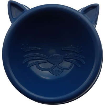 Comedouro Luxo Azul para Gatos