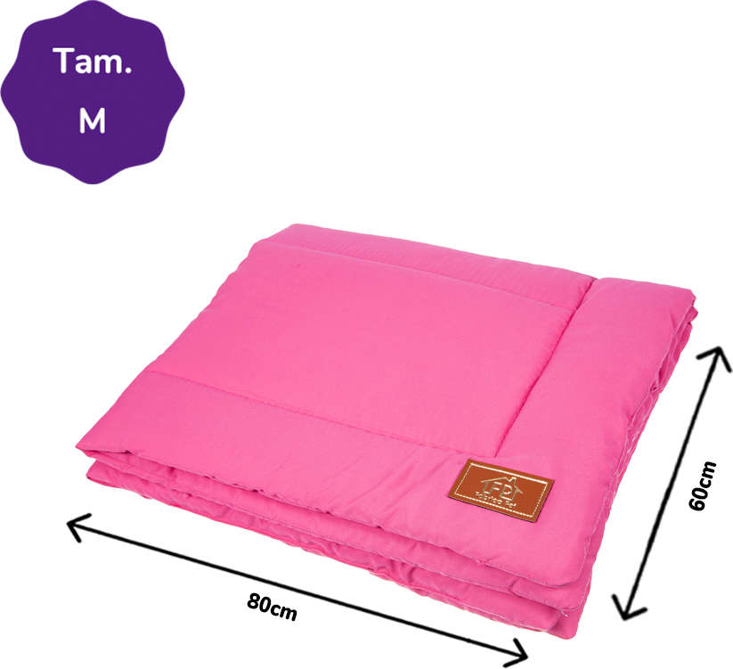 Edredom Fabrica Pet Liso Rosa